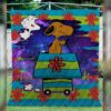 Snoopy Flower 3D Quilt  Quilt